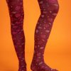 Women Gudrun Sjödén | Blossom Jacquard-Knit Tights In Recycled Nylon