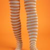 Women Gudrun Sjödén Leggings | Striped Tights In Organic Cotton