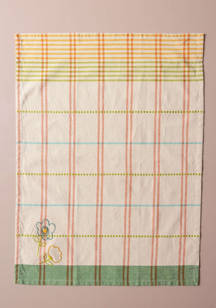 Homeware Gudrun Sjödén | Fields Kitchen Towel In Organic Cotton