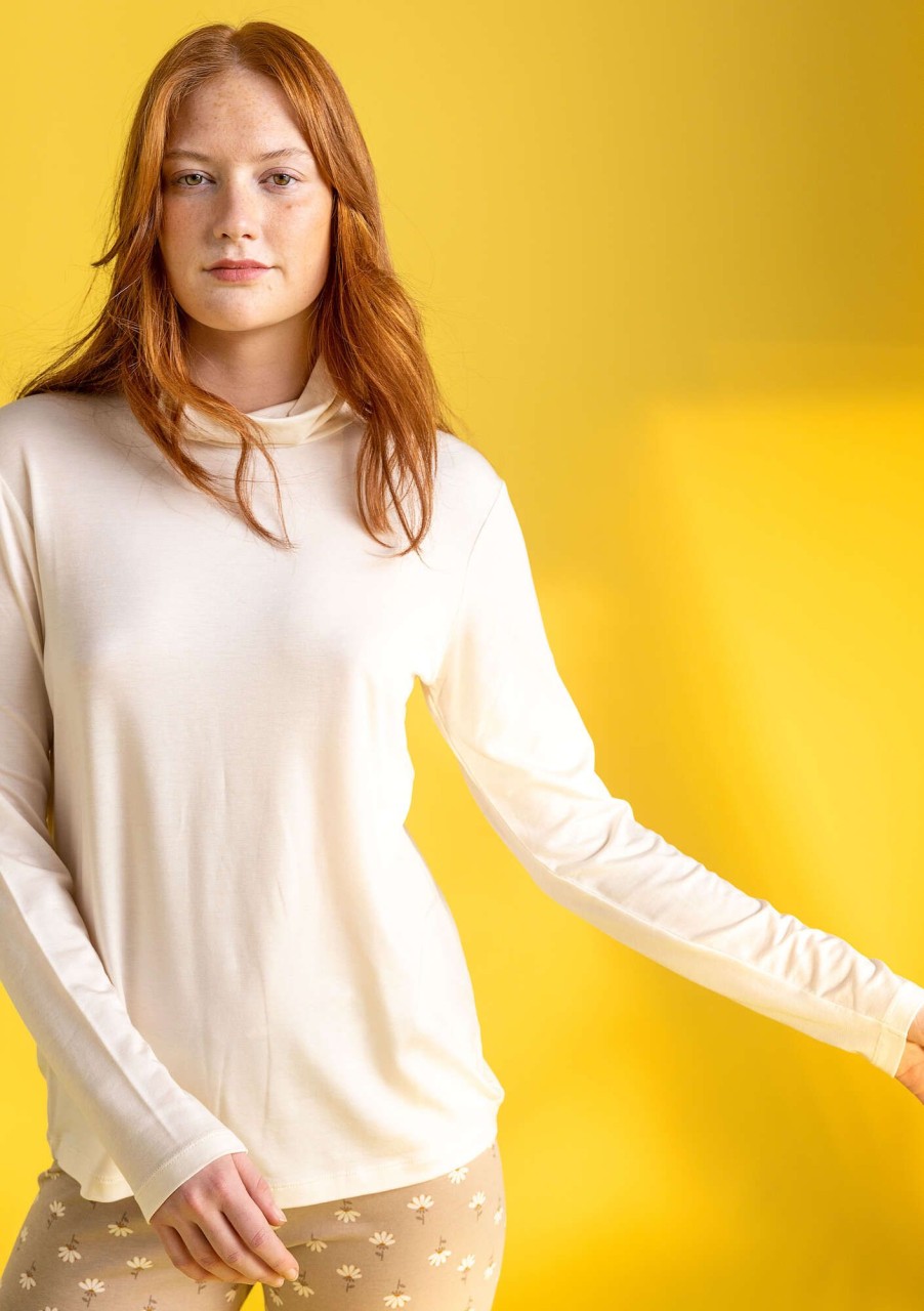 Women Gudrun Sjödén Tops & Shirts | Lyocell/Spandex Jersey Turtleneck