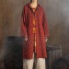 Women Gudrun Sjödén Coats & Jackets | Wind Knit Coat In Felted Organic Wool