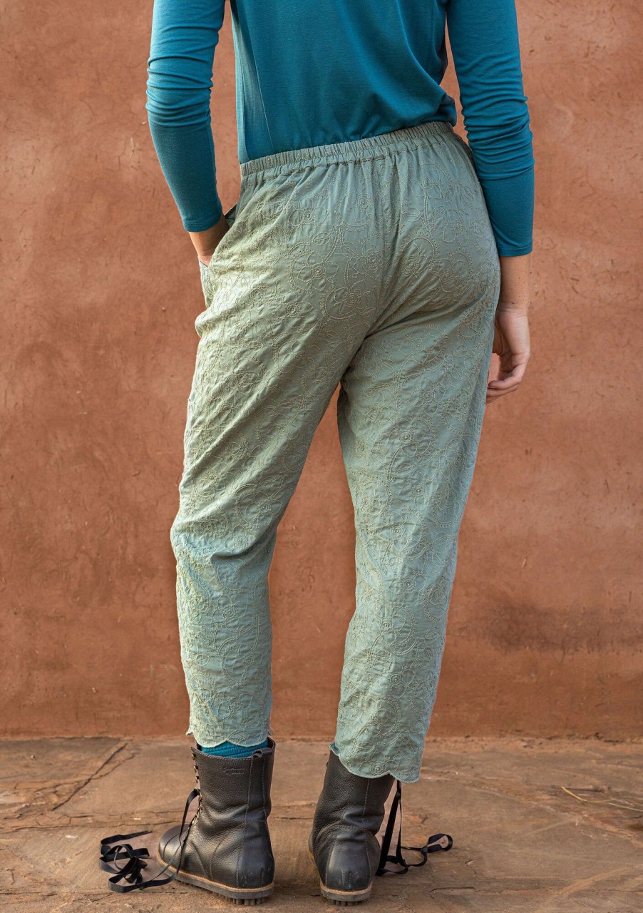 Women Gudrun Sjödén Pants | Kinari Woven Pants In Organic Cotton