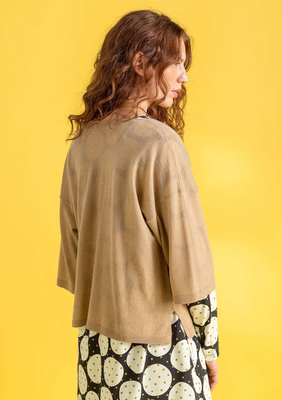 Women Gudrun Sjödén Cardigans | Cardigan In Organic Wool