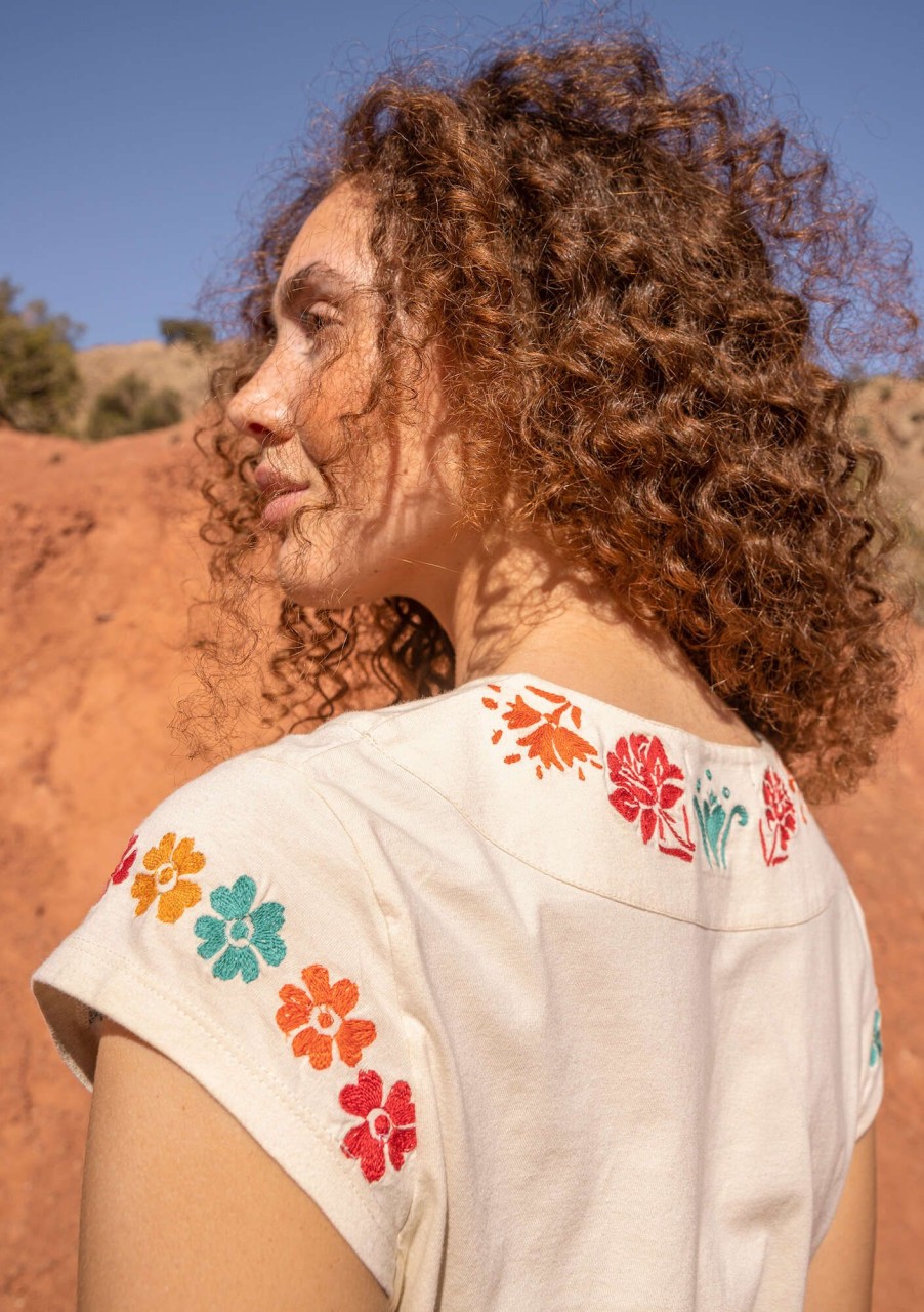 Women Gudrun Sjödén Tops & Shirts | Fernanda Top In Organic Cotton