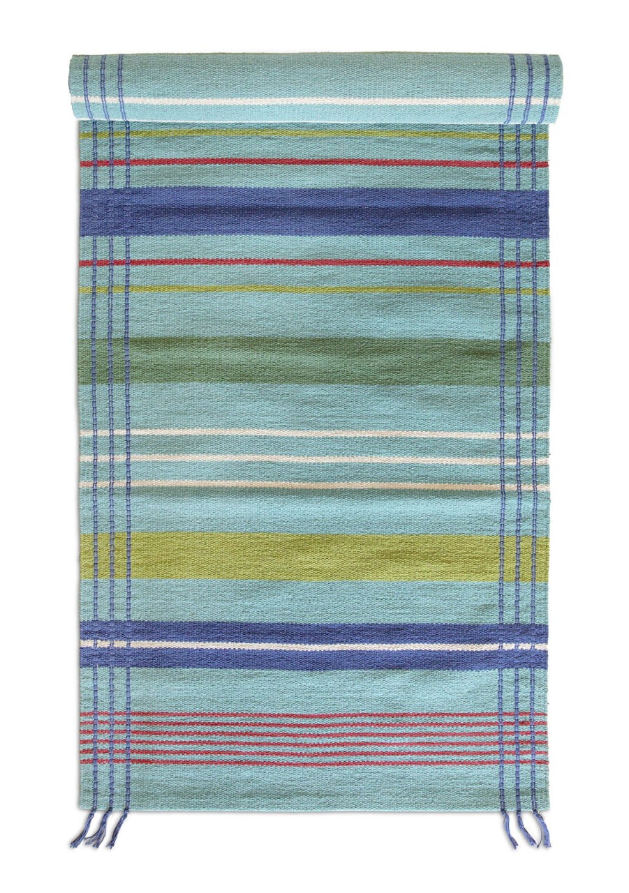 Homeware Gudrun Sjödén | Jaipur Striped Hallway Runner In Organic Cotton