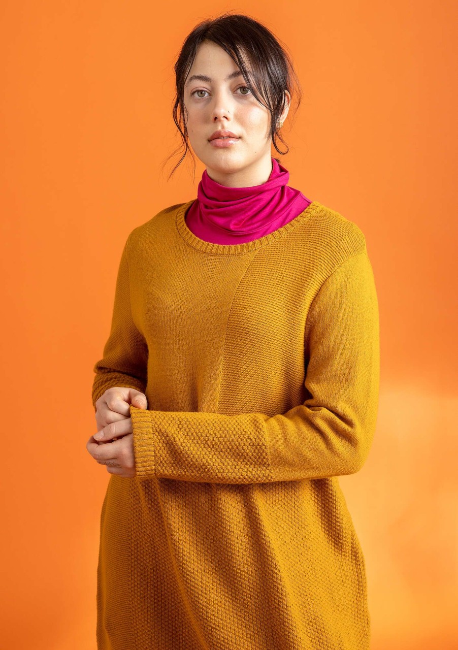 Women Gudrun Sjödén Tunics | Knit Tunic In Wool/Organic Cotton