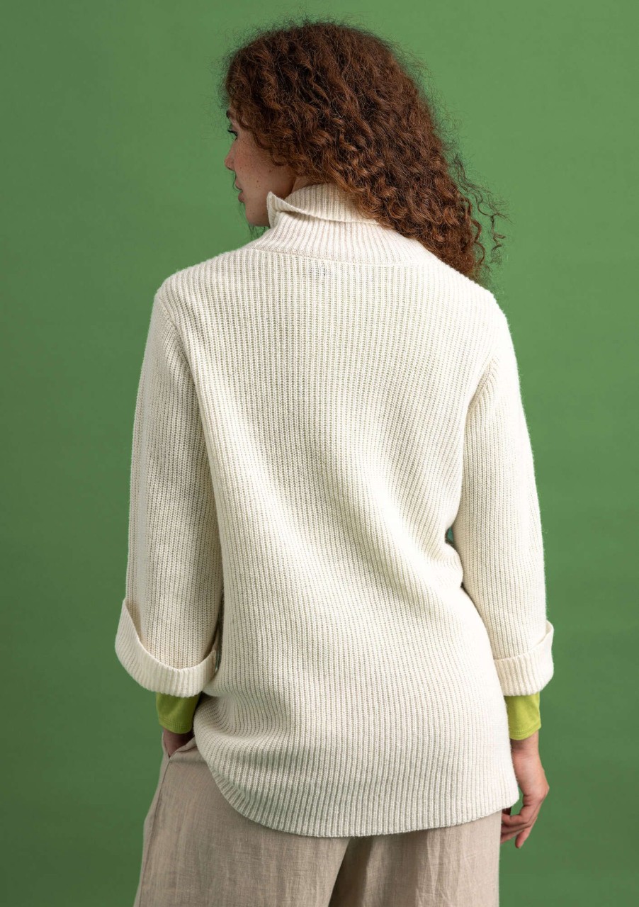 Women Gudrun Sjödén Tops & Shirts | Turtleneck Sweater In Lambswool Blend