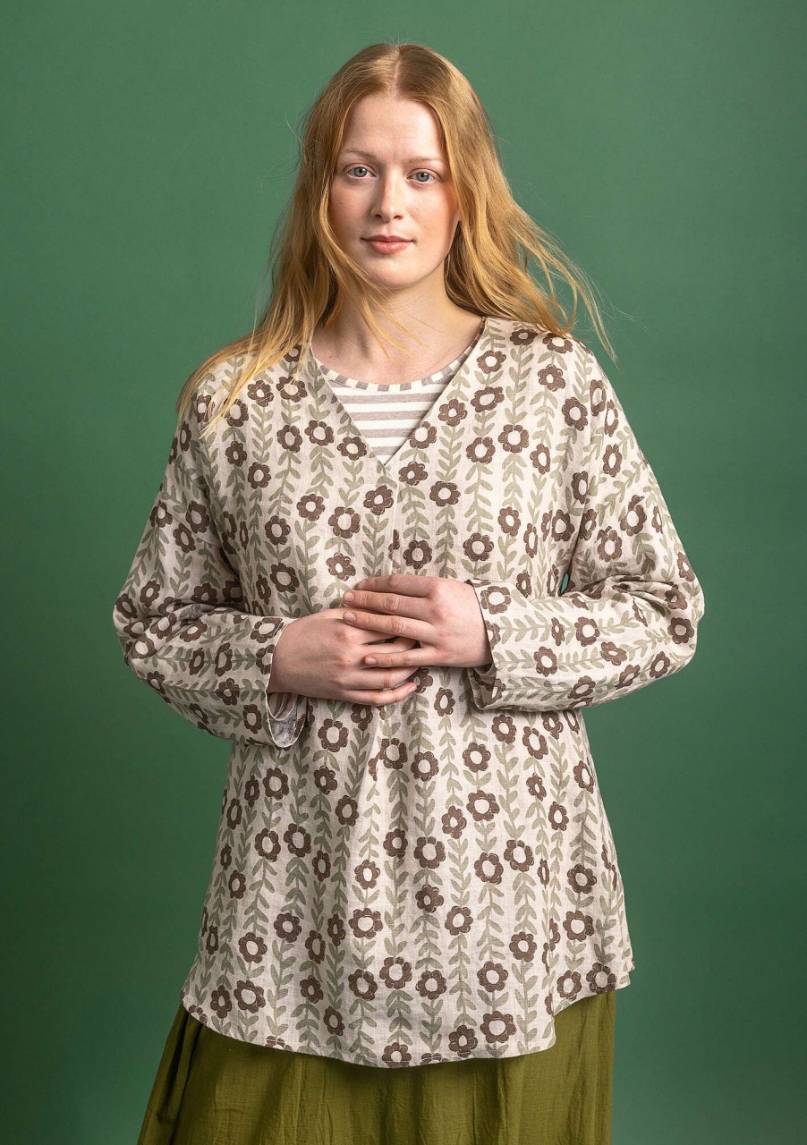 Women Gudrun Sjödén Blouses | Jasmine Woven Blouse In Linen