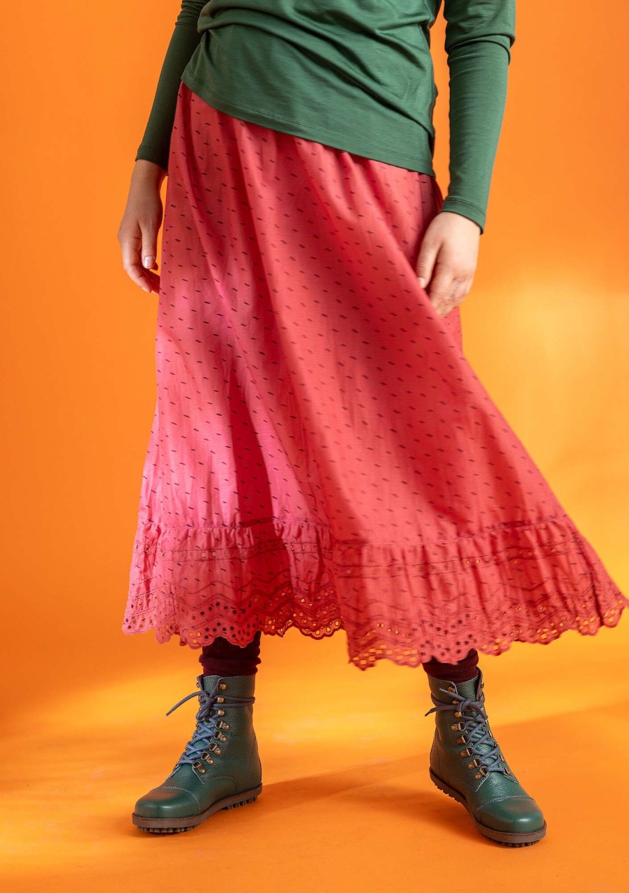 Women Gudrun Sjödén Skirts | Luna Slip In Woven Organic Cotton