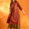 Women Gudrun Sjödén Dresses | Blossom Woven Dress In Organic Cotton