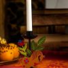 Homeware Gudrun Sjödén | Mongolia Metal Candle Holder Black