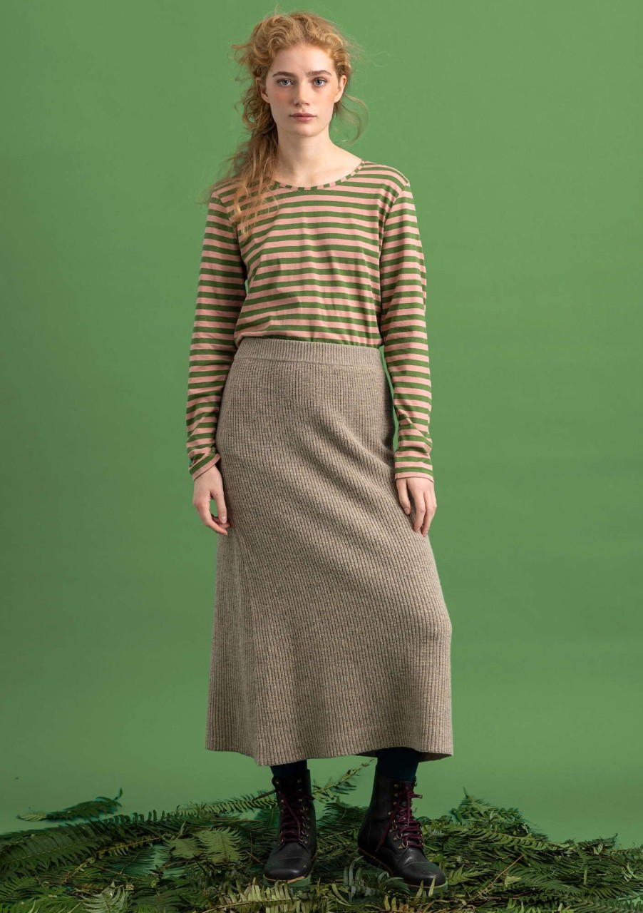 Women Gudrun Sjödén Skirts | Lambswool Blend Skirt