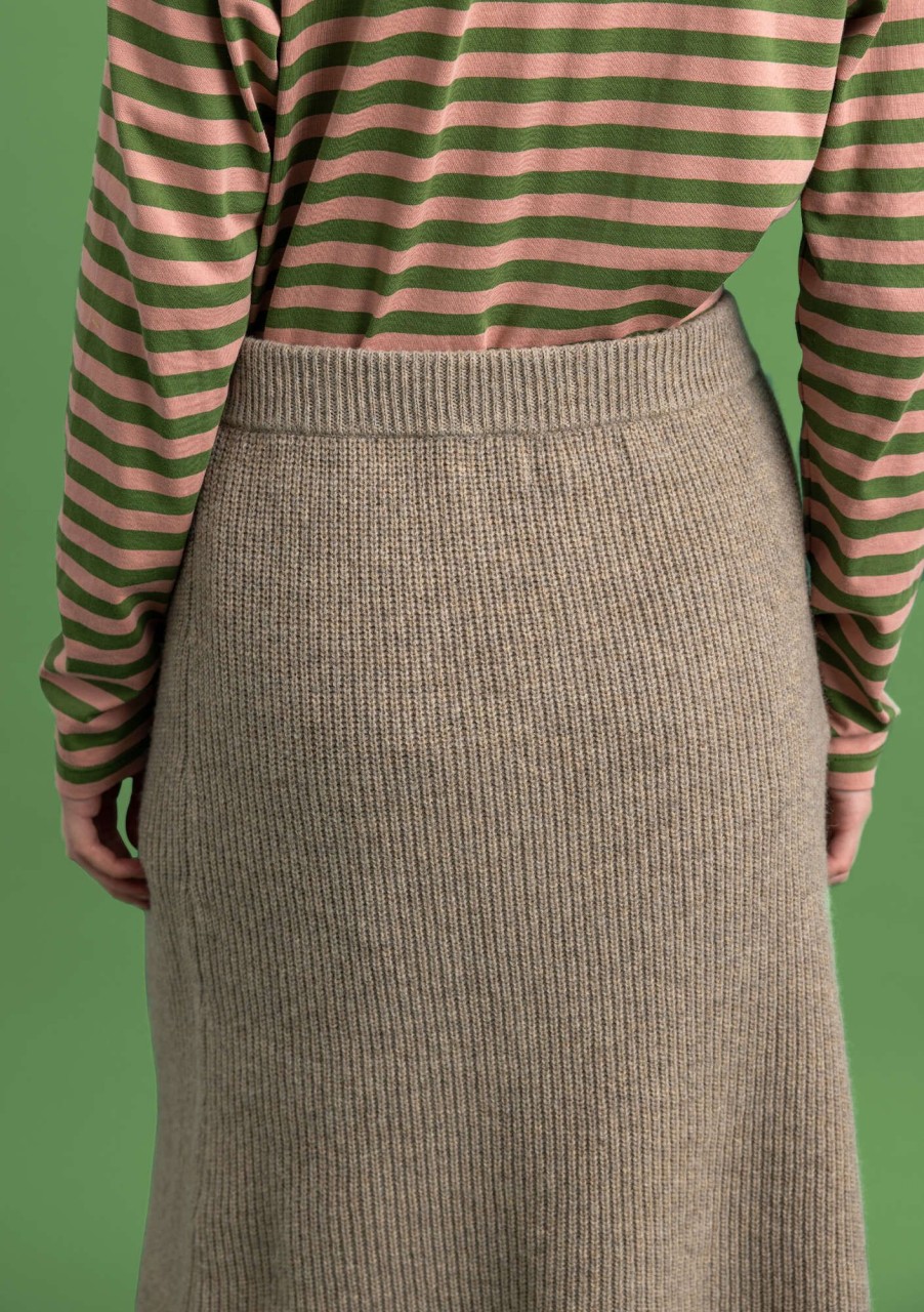 Women Gudrun Sjödén Skirts | Lambswool Blend Skirt