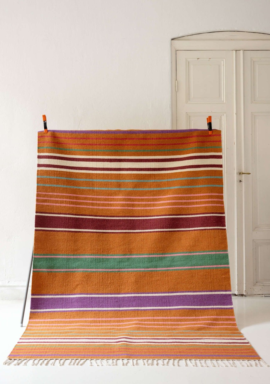 Homeware Gudrun Sjödén | Jaipur Wool Striped Rug