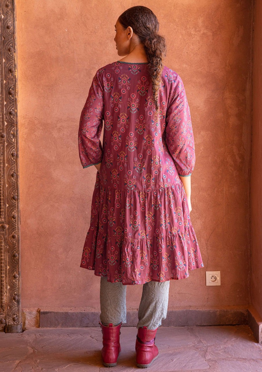 Women Gudrun Sjödén Dresses | Damask Woven Dress In Organic Cotton