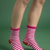 Women Gudrun Sjödén | Striped Socks In Organic Cotton