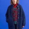 Women Gudrun Sjödén Coats & Jackets | Jacket In Felted Wool Boucle