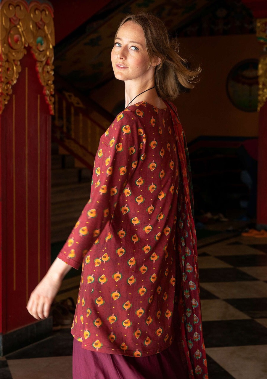 Women Gudrun Sjödén Tunics | Katmandu Jersey Tunic In Organic Cotton/Modal