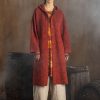 Women Gudrun Sjödén Coats & Jackets | Wind Knit Coat In Felted Organic Wool