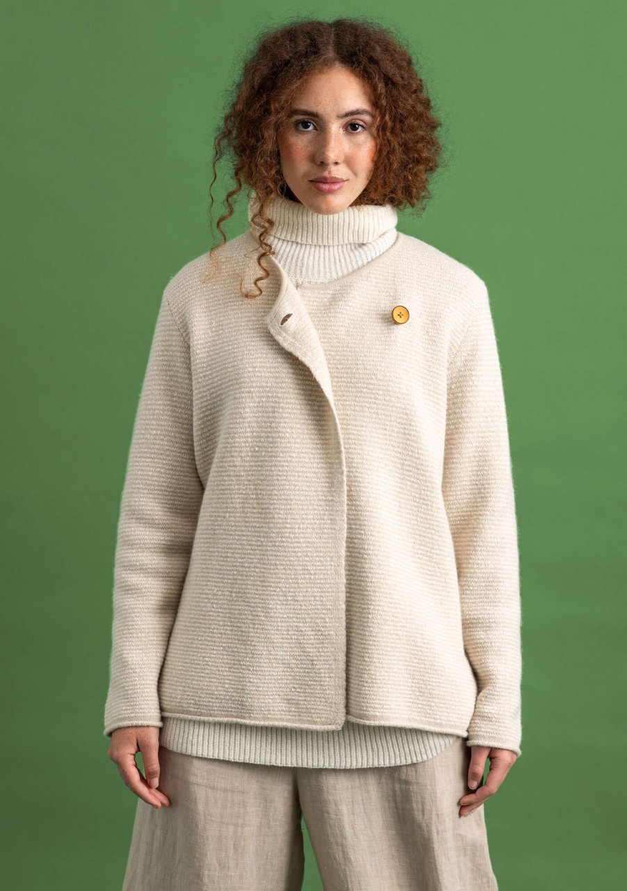 Women Gudrun Sjödén Cardigans | Wrap Cardigan In Wool/Organic Cotton