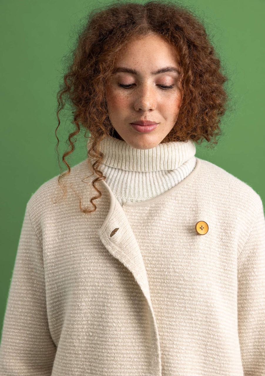 Women Gudrun Sjödén Cardigans | Wrap Cardigan In Wool/Organic Cotton