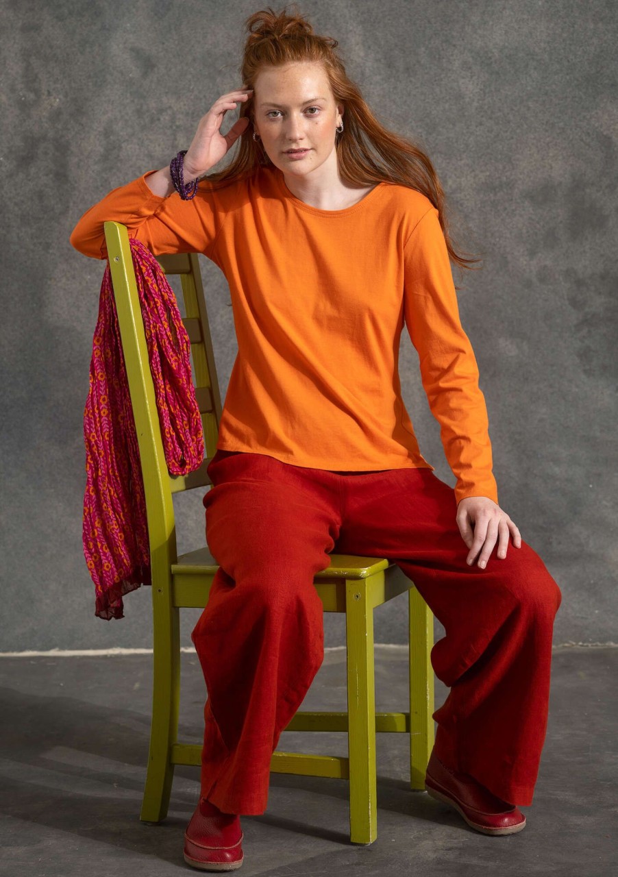 Women Gudrun Sjödén Tops & Shirts | Top In Organic Cotton/Modal