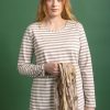 Women Gudrun Sjödén Tops & Shirts | Essential Striped Sweater In Organic Cotton