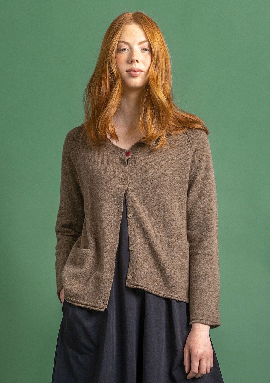 Women Gudrun Sjödén Cardigans | Cardigan In Wool