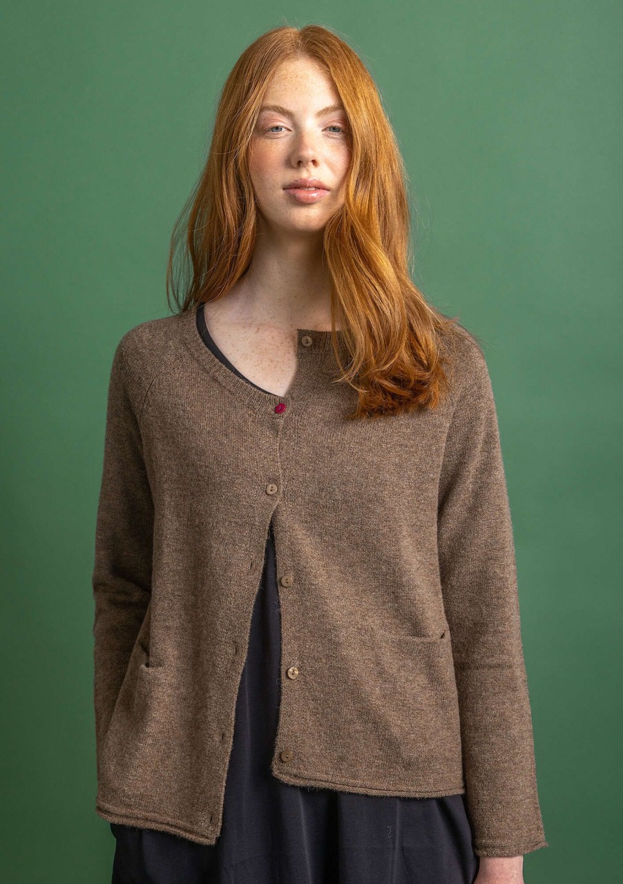 Women Gudrun Sjödén Cardigans | Cardigan In Wool