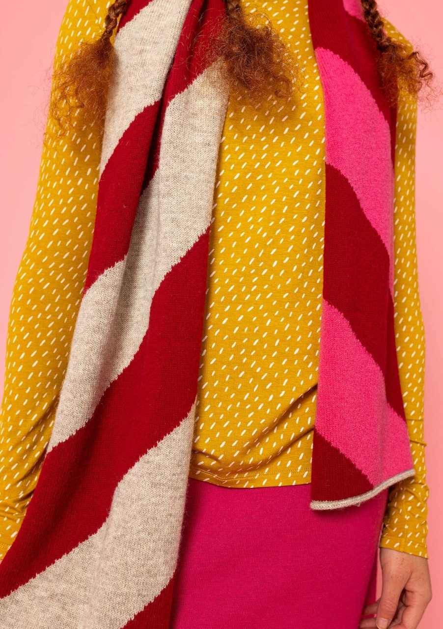 Women Gudrun Sjödén | Intarsia Wool Scarf