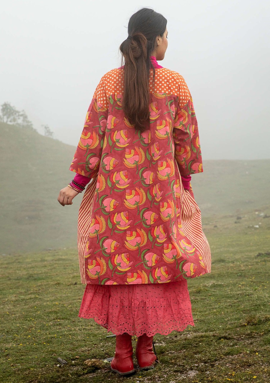 Women Gudrun Sjödén Dresses | Gulab Woven Dress In Organic Cotton