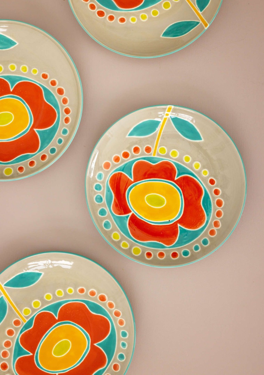 Homeware Gudrun Sjödén | Tulipanaros Ceramic Plate