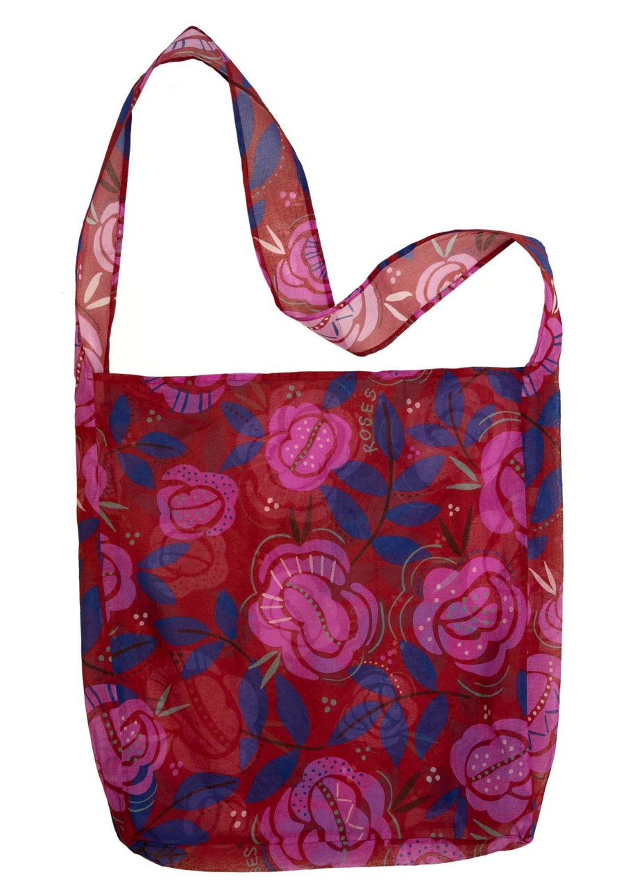 Women Gudrun Sjödén | Cotton Tote Bag Cranberry