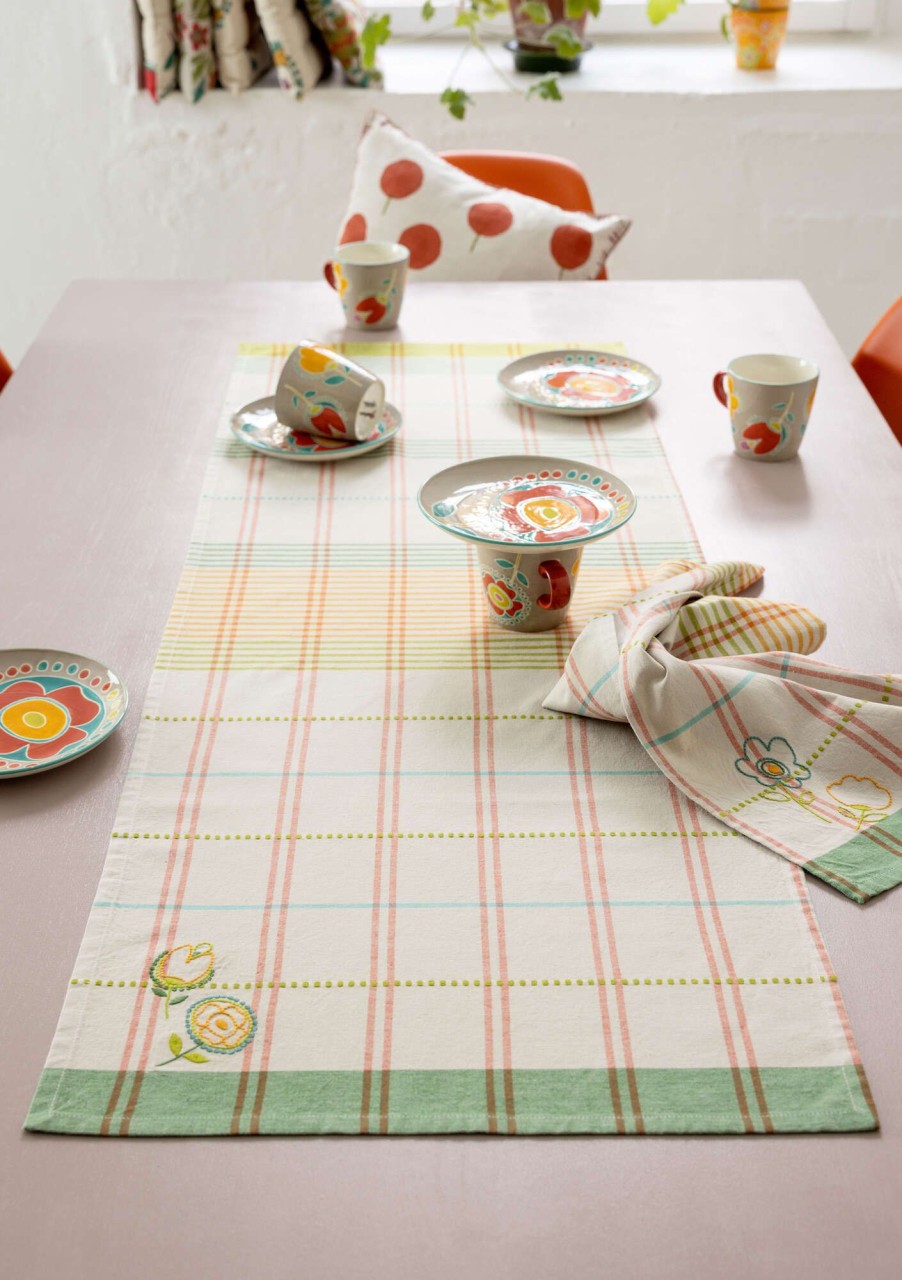 Homeware Gudrun Sjödén | Fields Table Runner In Organic Cotton