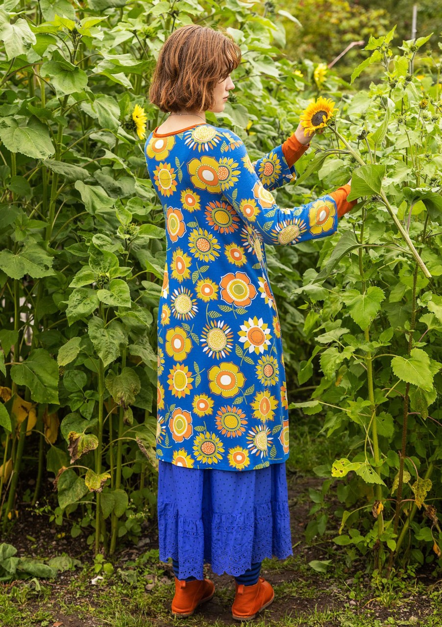 Women Gudrun Sjödén Dresses | Sunflower Jersey Dress In Lyocell/Spandex