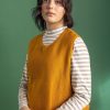 Women Gudrun Sjödén Vests | Knit Vest In Wool/Organic Cotton