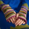 Women Gudrun Sjödén | Fingerless Gloves In Wool/Organic Cotton