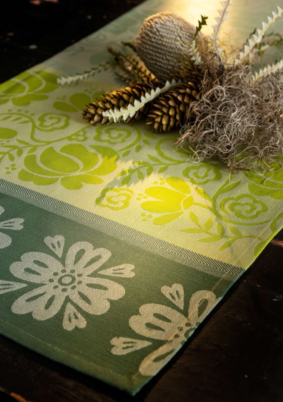 Homeware Gudrun Sjödén | Vinterros Table Runner In Organic Cotton