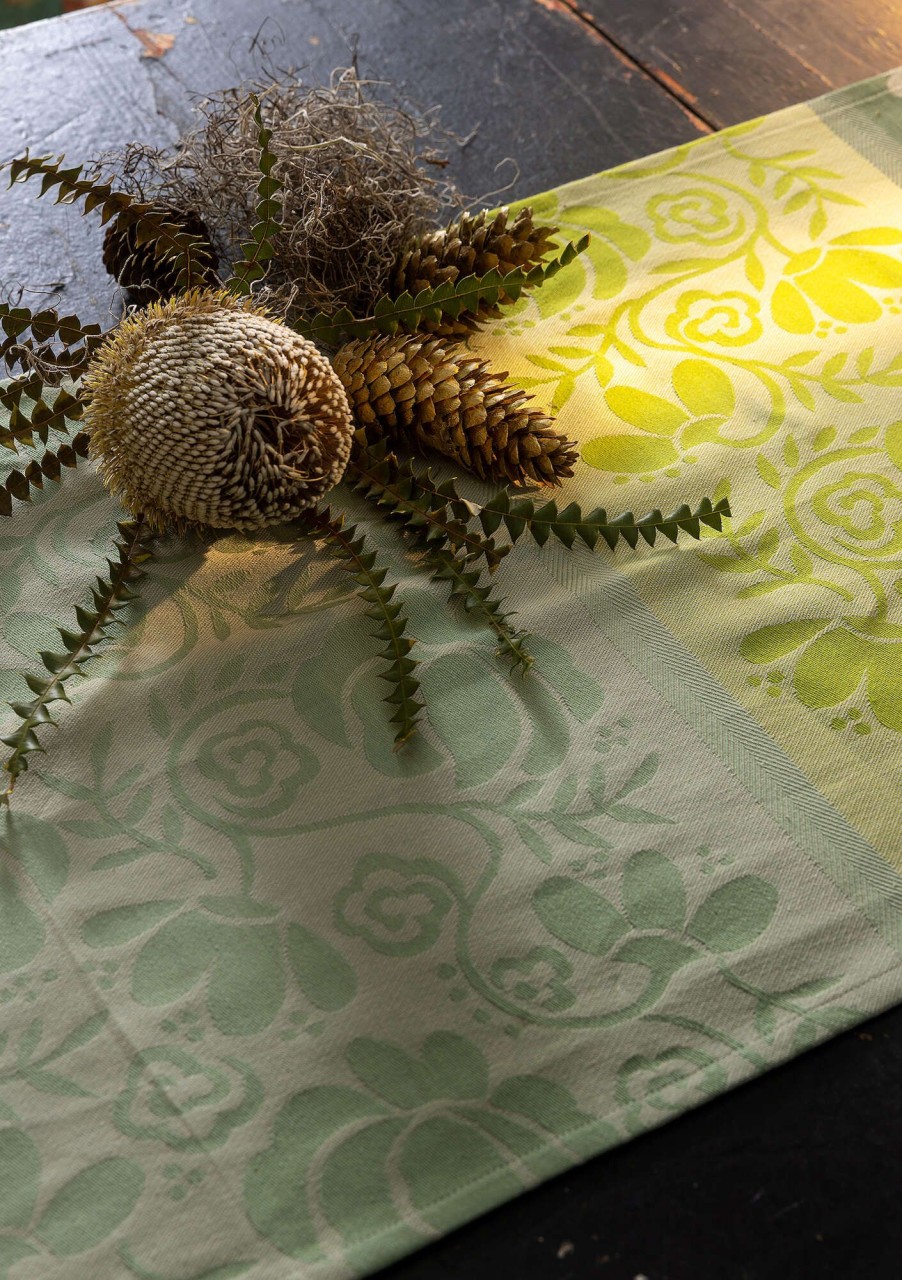 Homeware Gudrun Sjödén | Vinterros Table Runner In Organic Cotton