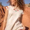 Women Gudrun Sjödén Tops & Shirts | Fernanda Top In Organic Cotton