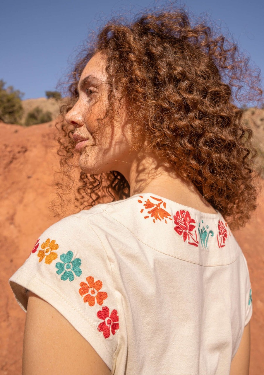 Women Gudrun Sjödén Tops & Shirts | Fernanda Top In Organic Cotton