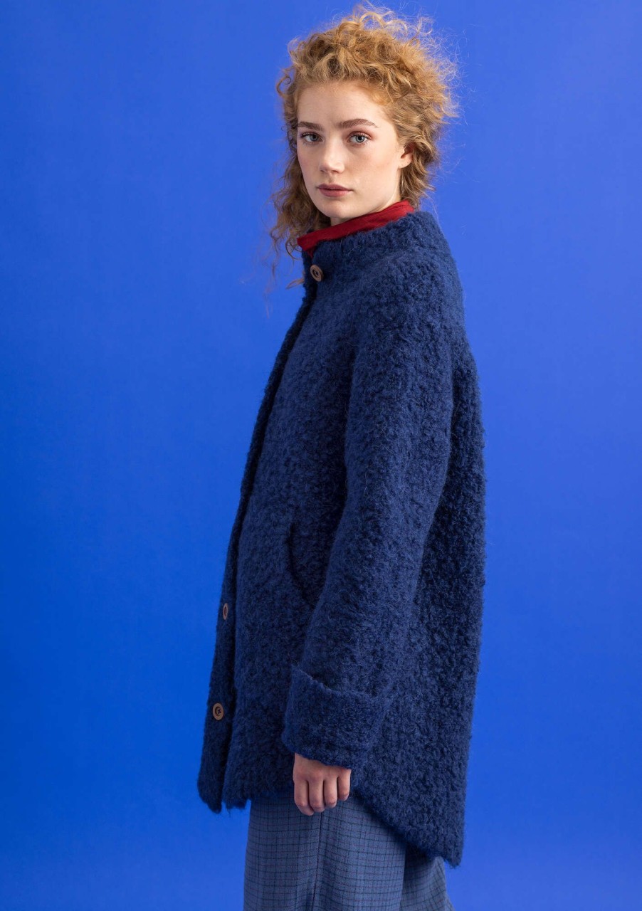 Women Gudrun Sjödén Coats & Jackets | Jacket In Felted Wool Boucle