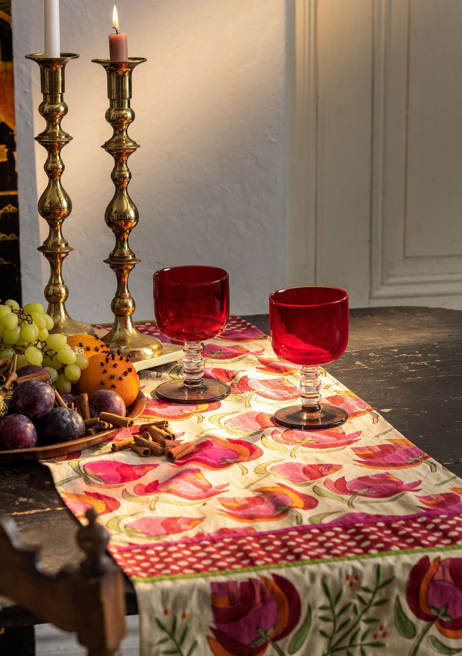 Homeware Gudrun Sjödén | Gulab Table Runner In Organic Cotton