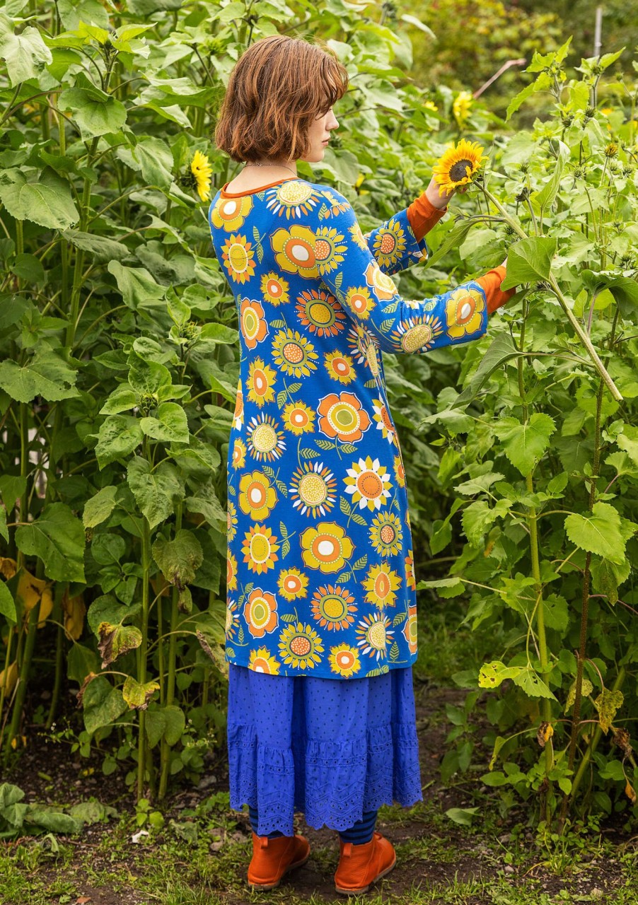 Women Gudrun Sjödén Dresses | Sunflower Jersey Dress In Lyocell/Spandex