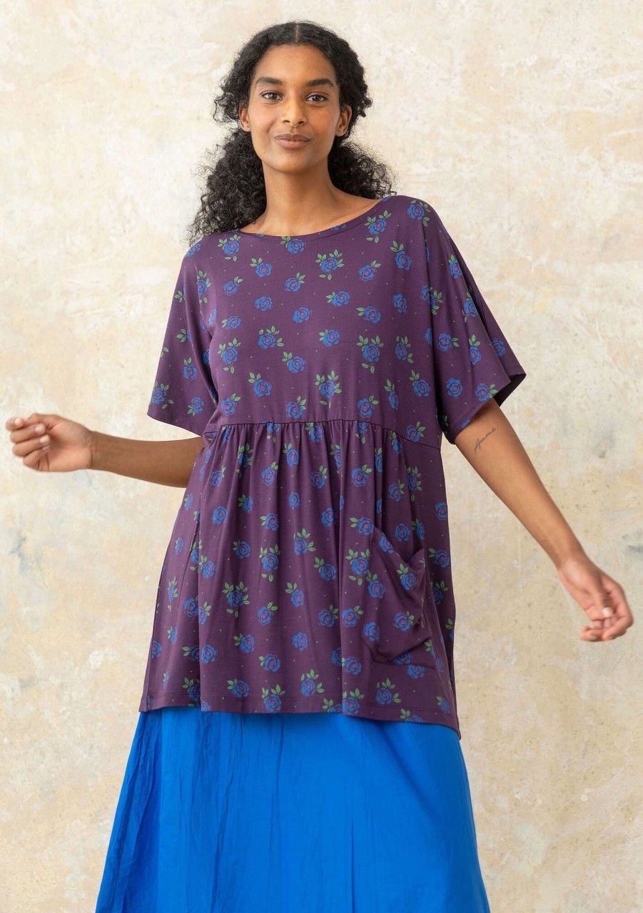 Women Gudrun Sjödén Tunics | Jersey Tunic In Lyocell/Spandex