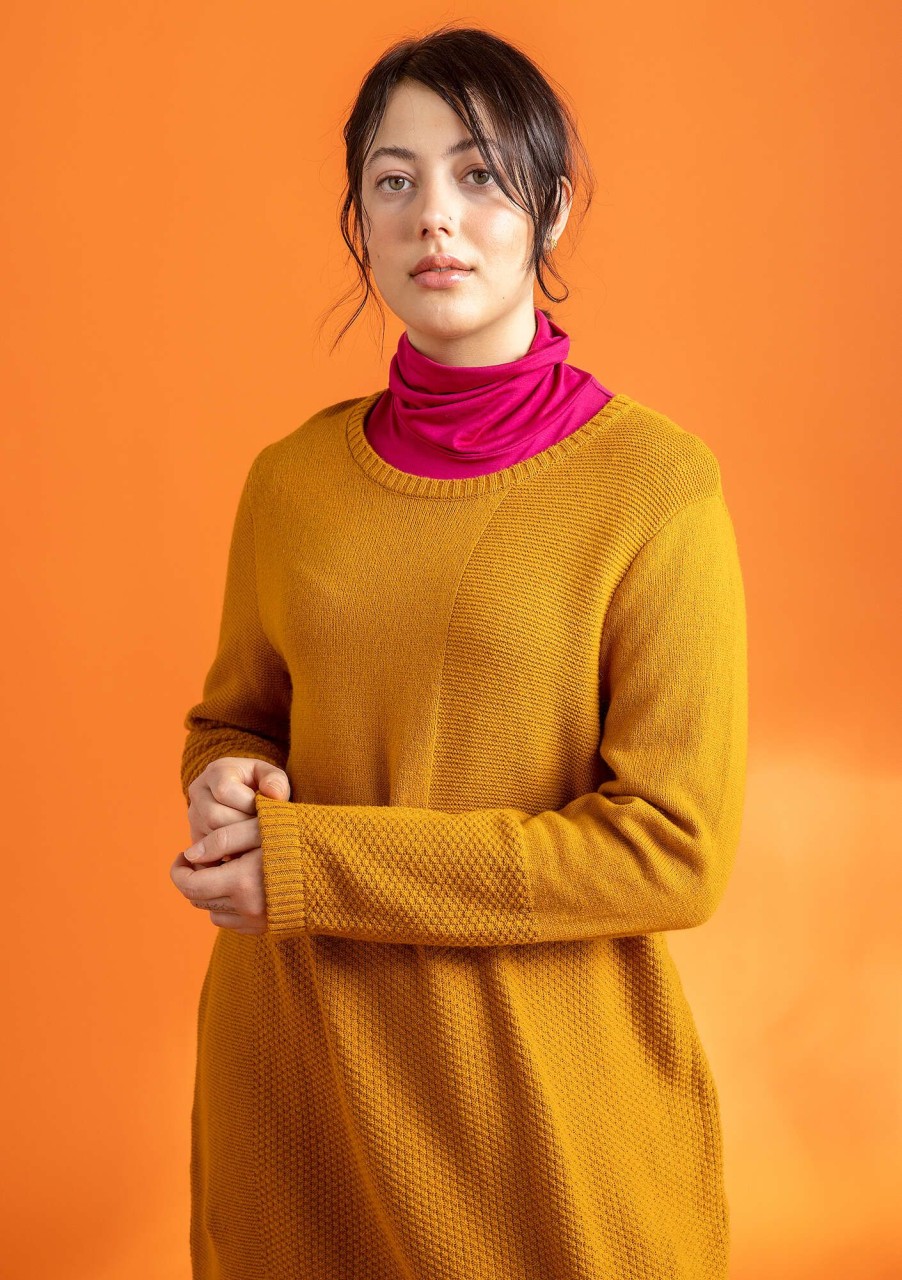 Women Gudrun Sjödén Tunics | Knit Tunic In Wool/Organic Cotton