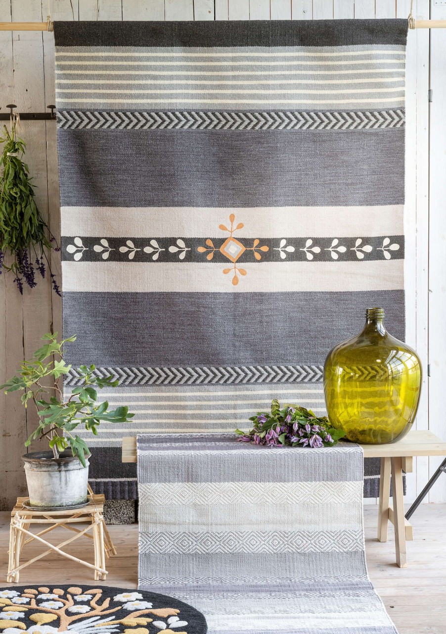 Homeware Gudrun Sjödén | Tulsi Jacquard-Woven Wool Rug