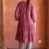 Women Gudrun Sjödén Dresses | Damask Woven Dress In Organic Cotton