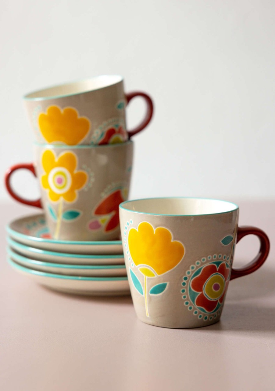 Homeware Gudrun Sjödén | Tulipanaros Ceramic Mug