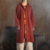 Women Gudrun Sjödén Coats & Jackets | Wind Knit Coat In Felted Organic Wool